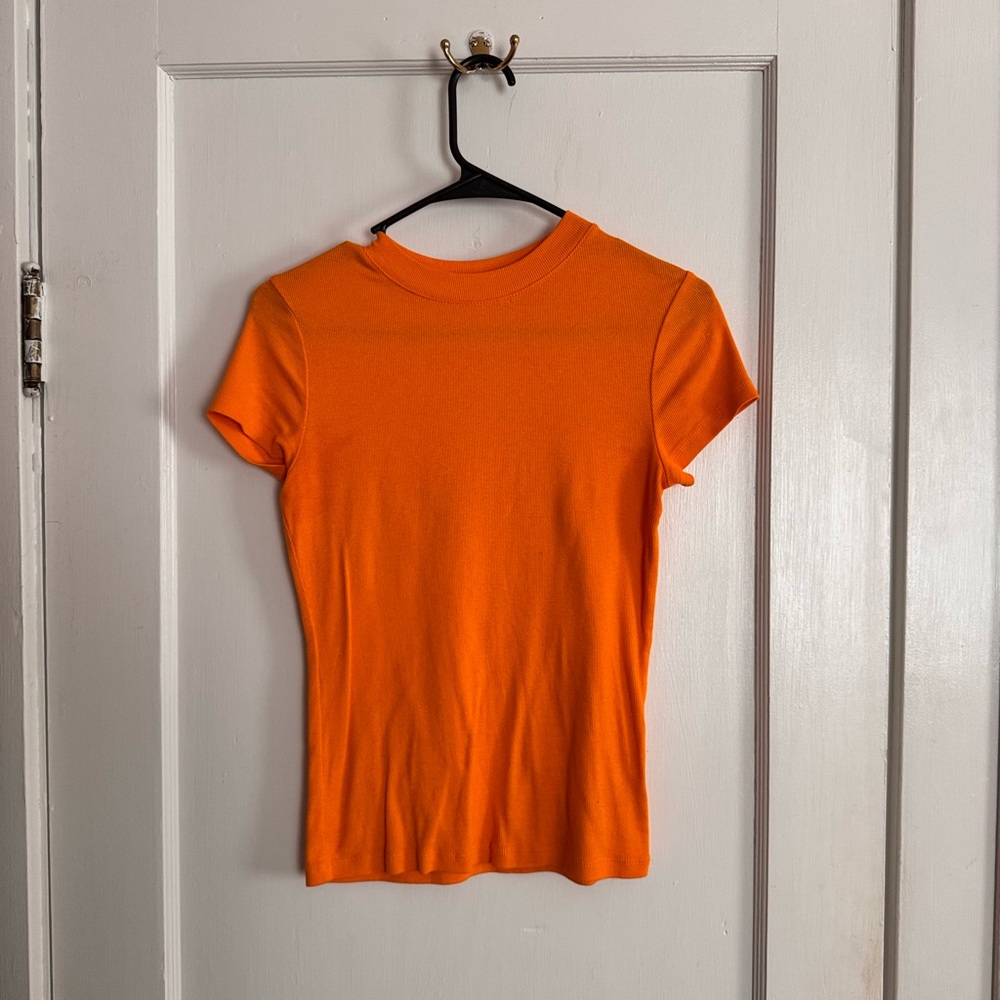 a new day Women's Orange Short Sleeve Tee